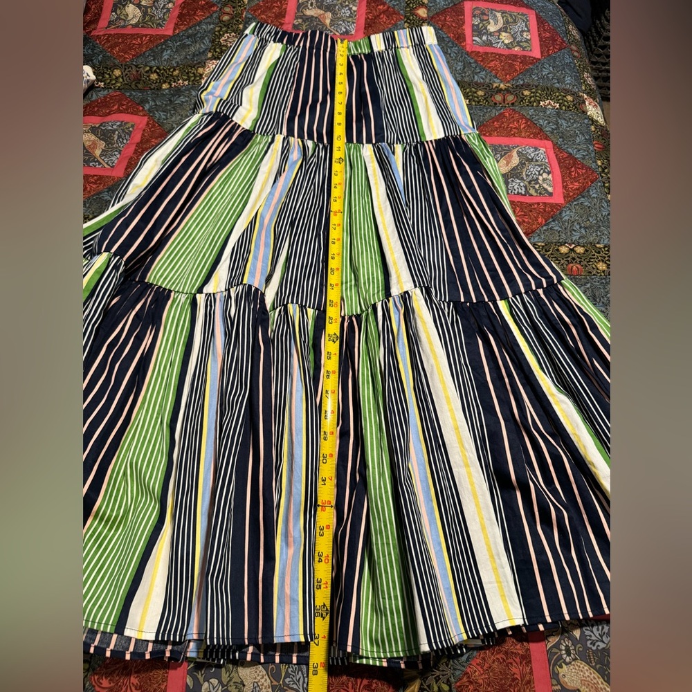 Tory Burch Multicolor Striped Maxi Skirt - Picture 6 of 13